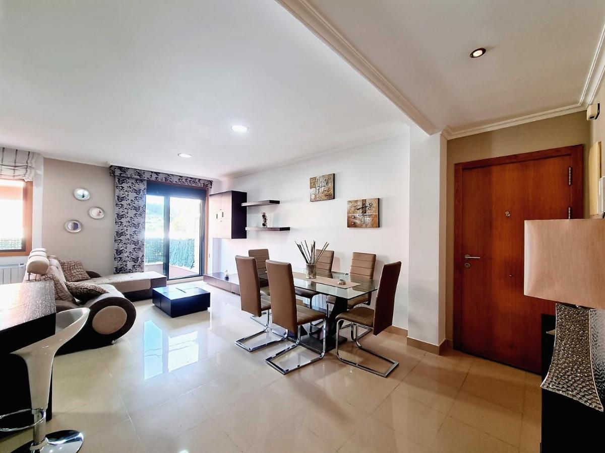 Apartamento Con Terraza Y Piscina Ribeira Eksteriør billede